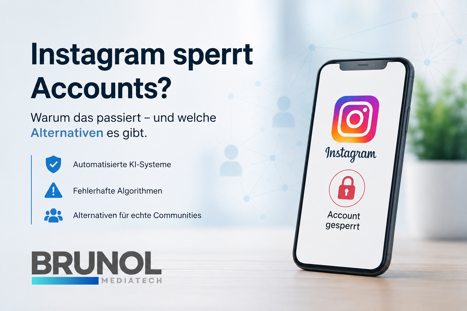 Instagram gesperrt
